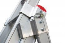 SuperPro 3-delige reformladder geanodiseerd met uitgebogen bomen - SLS