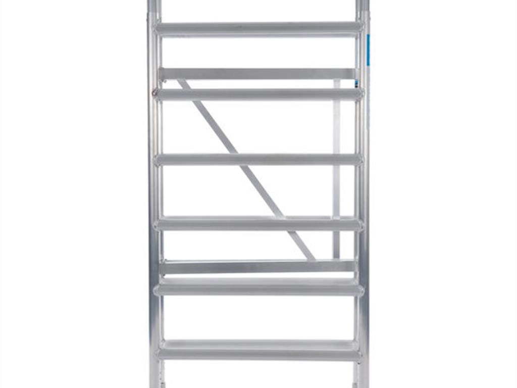 Kamersteiger 90 x 190 3m werkhoogte + platform 30 cm 6 sports frame.