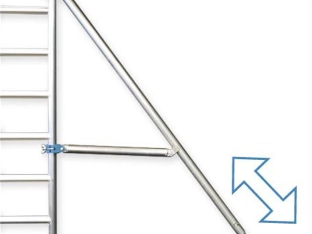 Scaffmover met kamersteiger 90 x 190 cm- stabilisator 200 cm