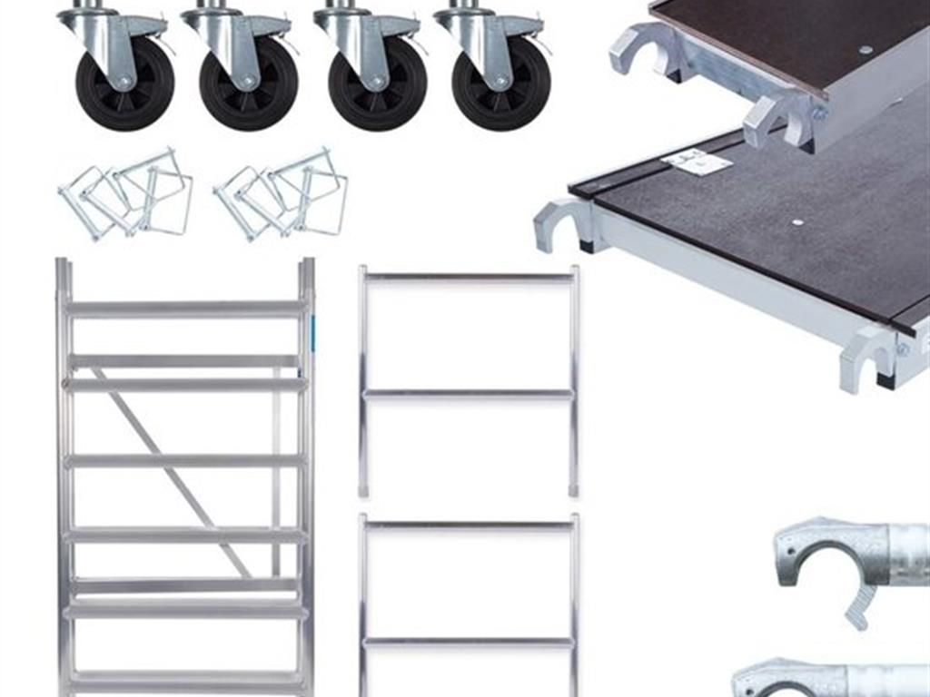 Scaffmover met kamersteiger 90 x 190 cm - met kamersteiger 90 cm