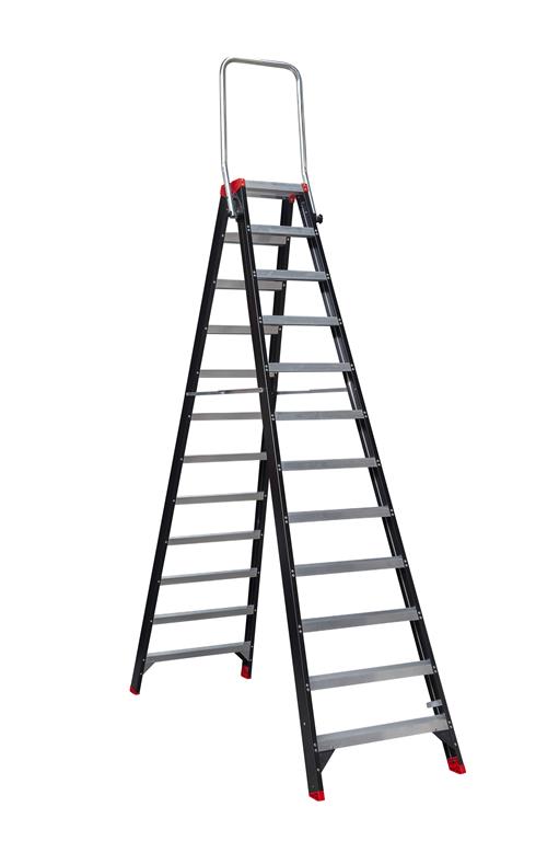 mammoetdubbeloploopbaretrap2x12metinklapbarebeugel210212