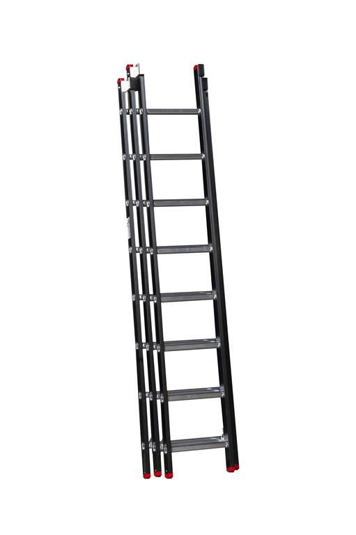 Empire Opsteekladder 3 delig met ladderhaken 3 x 8 treden