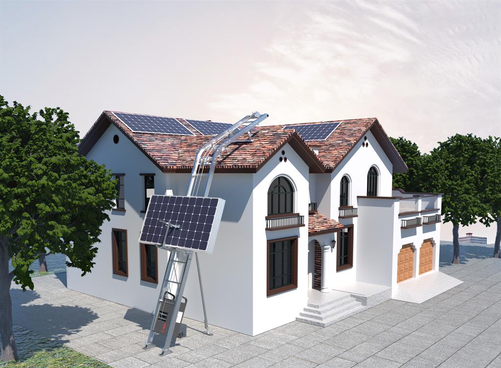 Ladderlift - 3S Industrie-zonnepanelen