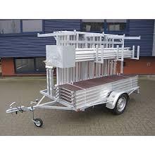 rolsteigeraanhanger met professionele rolsteigers