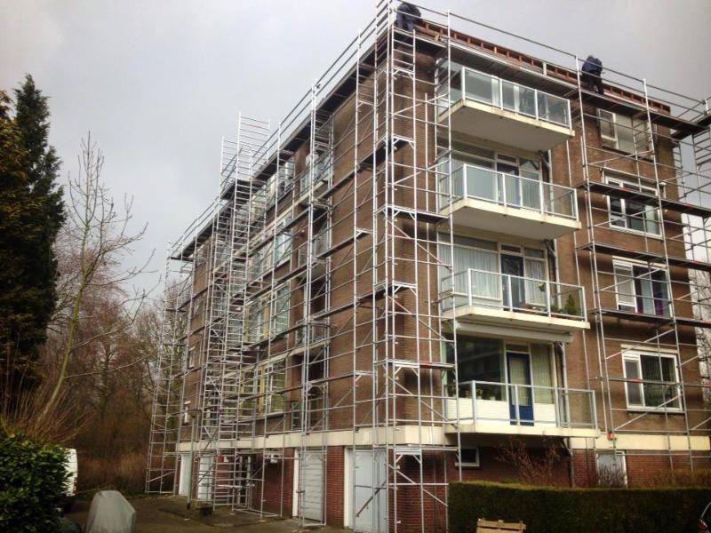 Gevelsteiger 75 cm 10 x 8 meter - 80m2-Steiger & Ladderspecialist