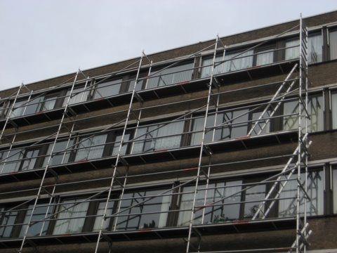 Gevelsteiger 75 cm 10 x 10 meter - 100m2-Steiger & Ladderspecialist