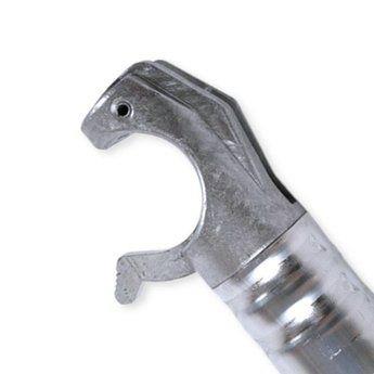 Kamersteiger 135 x 190 cm werkhoogte 7,5 meter-diagonaal schoor 190 cm