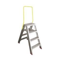 superpro dubbele trap 2 x 4 treden - Trappenkeuze