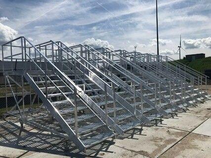 Aluminium Containertrappen - Productie werk SLS
