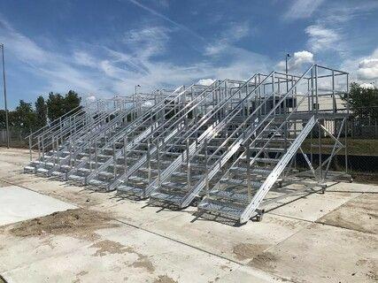 Aluminium Containertrappen met wielen