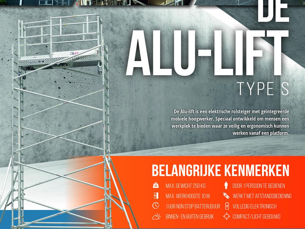 HOOGWERKER ROLSTEIGER ALULIFT 6.60 X 1.720 MM