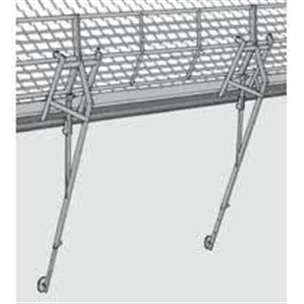 RSS dakrandbeveiliging onderdelen hellend dak - schuin dak - demo