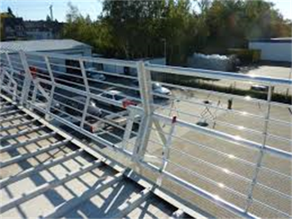 RSS dakrandbeveiliging onderdelen hellend dak - schuin dak - gemonteerd